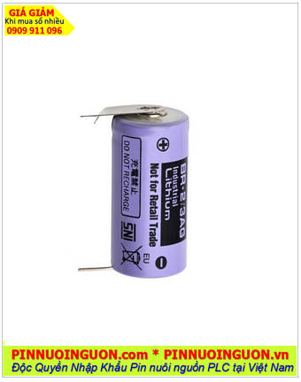 Panasonic BR-2/3AG; Pin nuôi nguồn Panasonic BR-2/3AG 2/3A 1450mAh (chân thép) chính hãng _Made in Japan